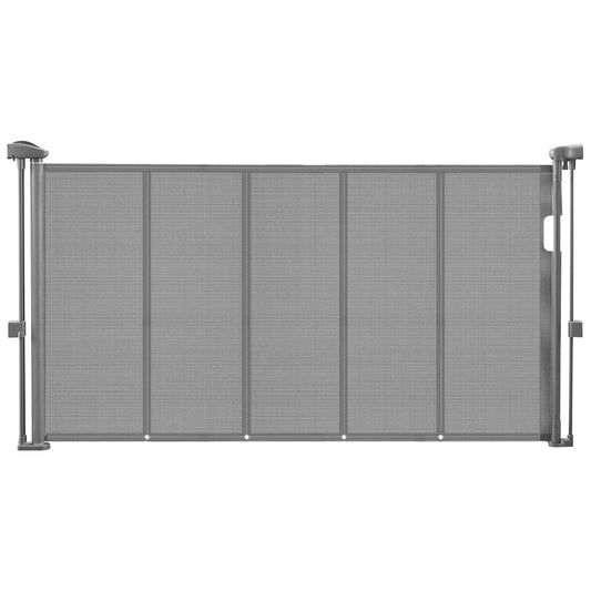 SucceBuy Retractable Baby Gate for Kids and Pets, Easy Install Mesh Safety Gate for Homes