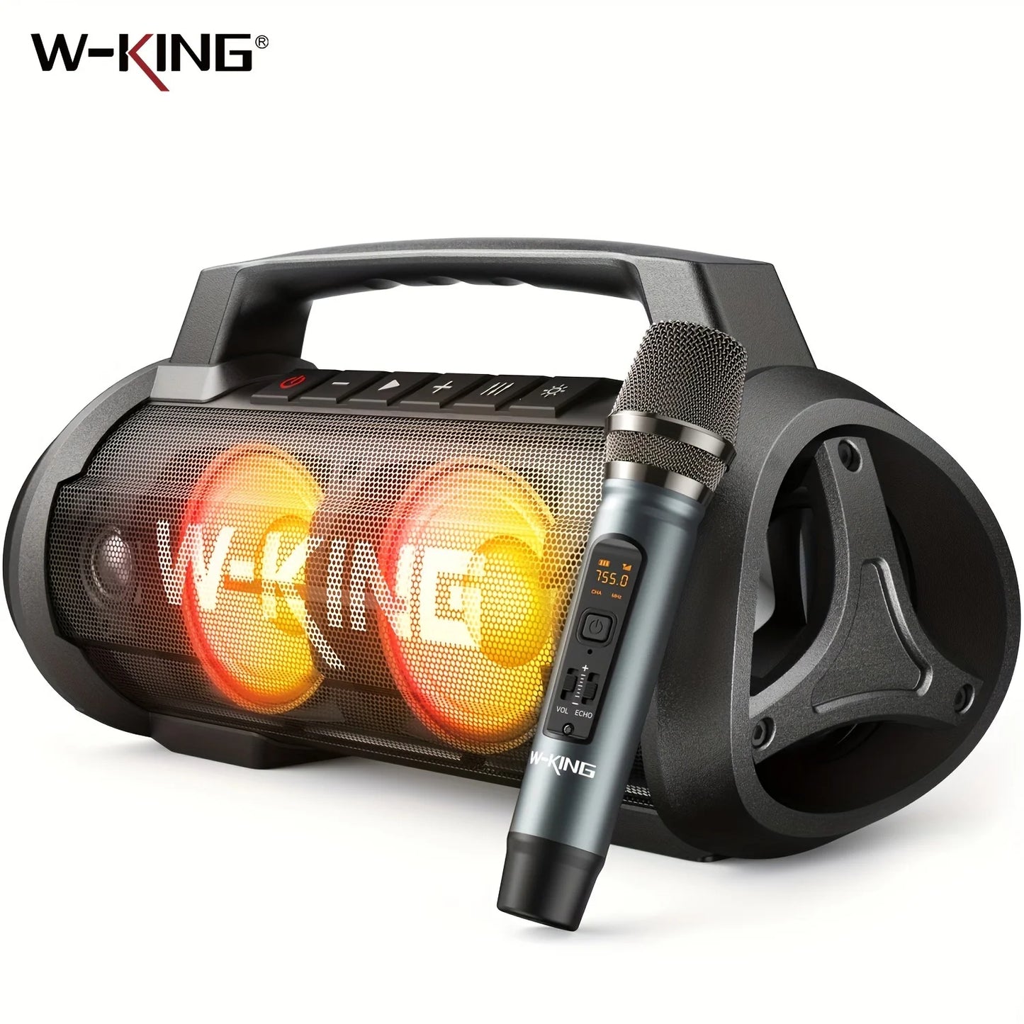 W-KING 70W RMS Bluetooth Portable Speaker IPX6 Waterproof With Subwoofer Bass Boost
