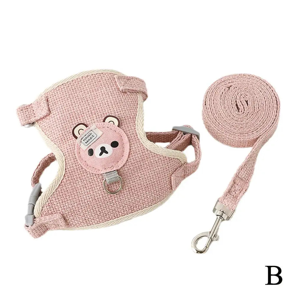 Breathable Pet Harness Leash For Small Dogs And Cats