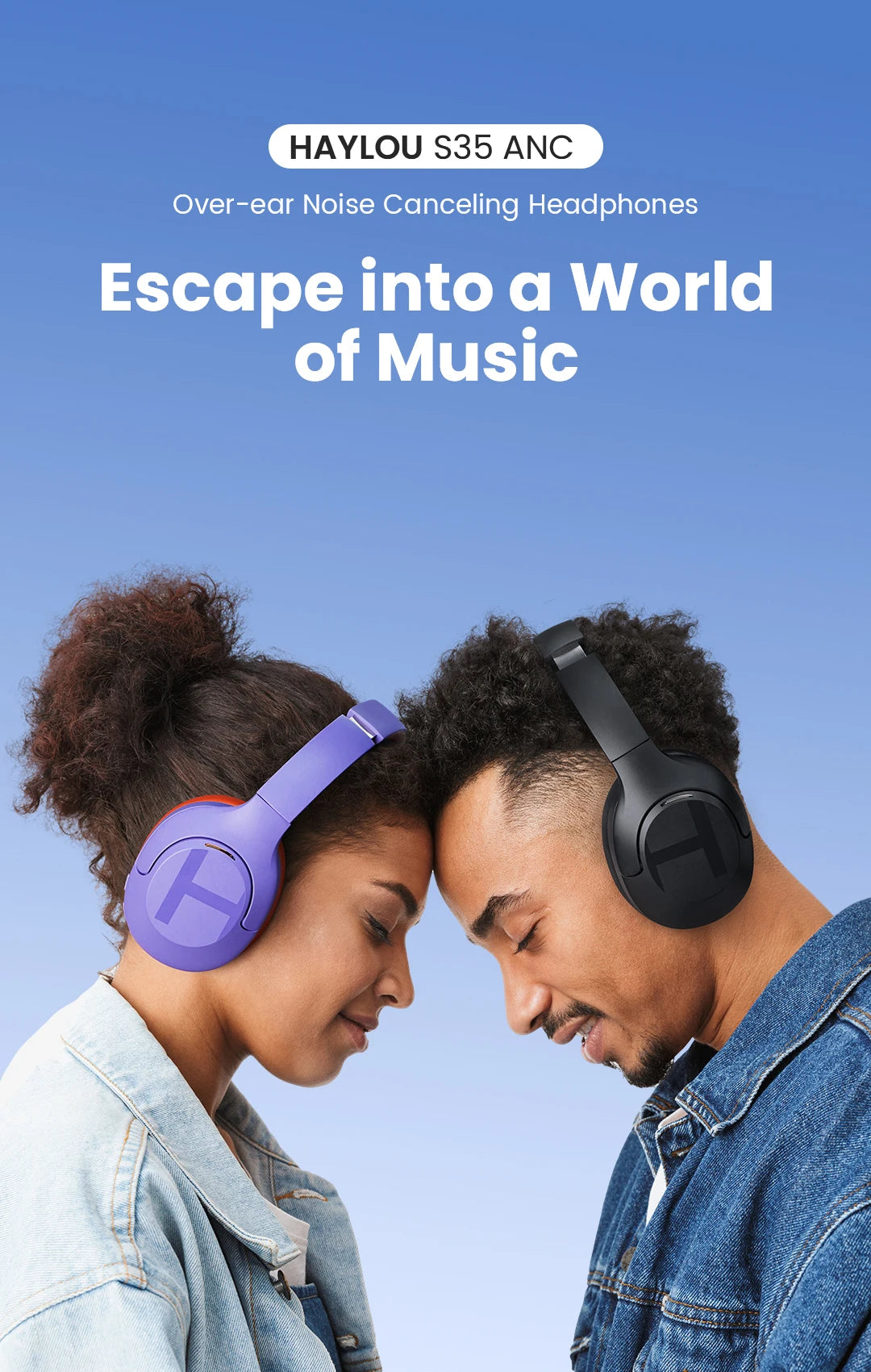Haylou S35 ANC Wireless Bluetooth Headphones