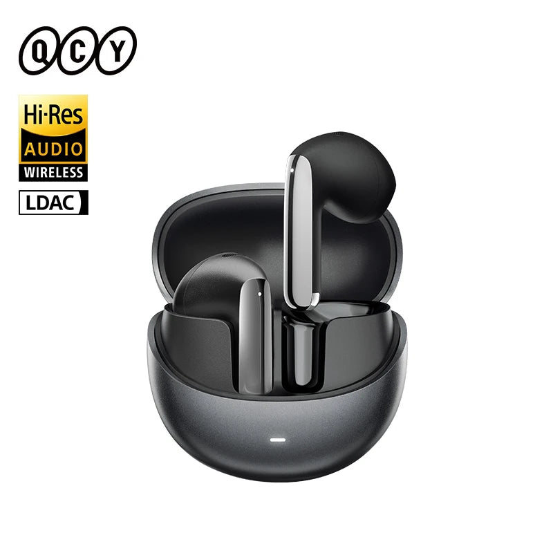 QCY HT10 AilyBuds Pro Wireless Earphones ANC HiRes LDAC Bluetooth Five Three Adaptive Multipoint