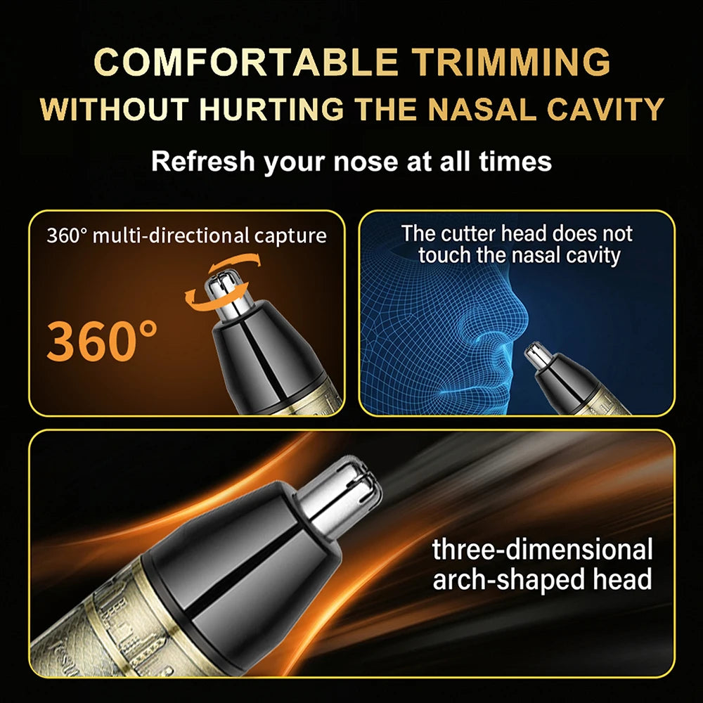 Hiena 3in1 Trimmer For Men Beard Nose Hair Clipper