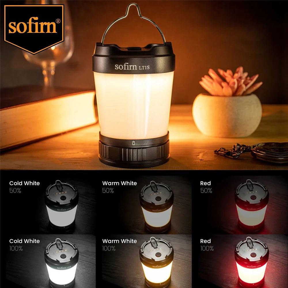 Sofirn LT1S Rechargeable Camping Light With USB C Outdoor Lantern
