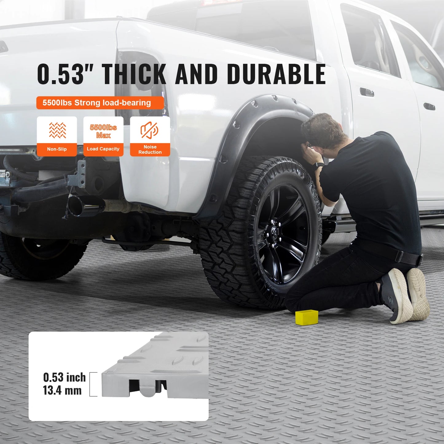 Interlocking Garage Floor Tiles 25 Pack Waterproof Surface Covering For Garages Easy Install
