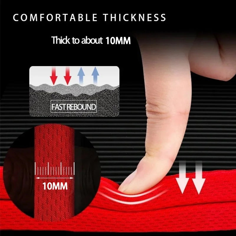 Lingpeng Extra Thick Non Slip Yoga Mat For Workouts Cushioned Poses And Balance Support