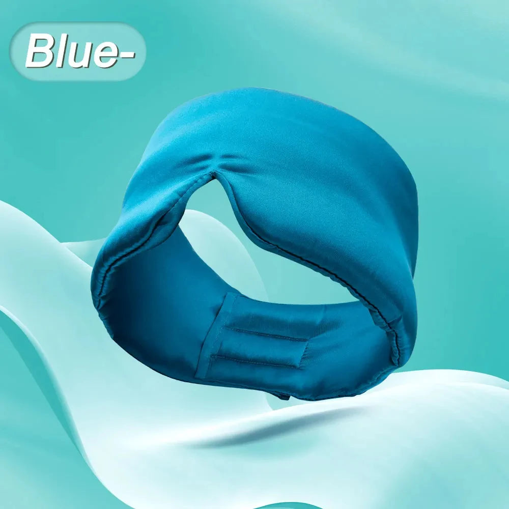 Mulberry Silk Sleep Mask With Adjustable Headband For Light Blocking