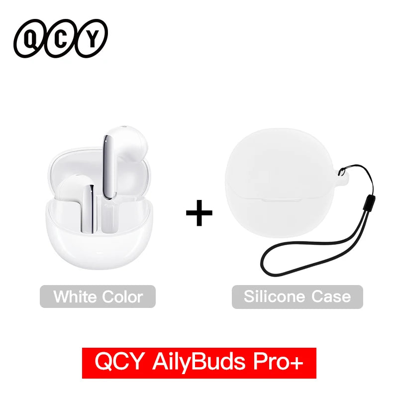QCY HT10 AilyBuds Pro Wireless Earphones ANC HiRes LDAC Bluetooth Five Three Adaptive Multipoint