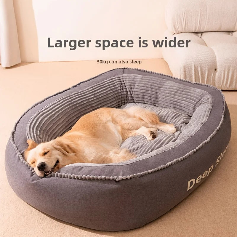 Donut Shaped Dog Cat Pet Bed Soft Washable Cushion