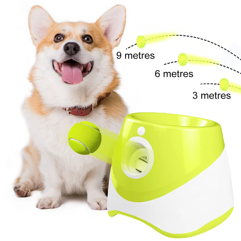 Pet Prime Automatic Dog Ball Launcher Indoor Outdoor Play