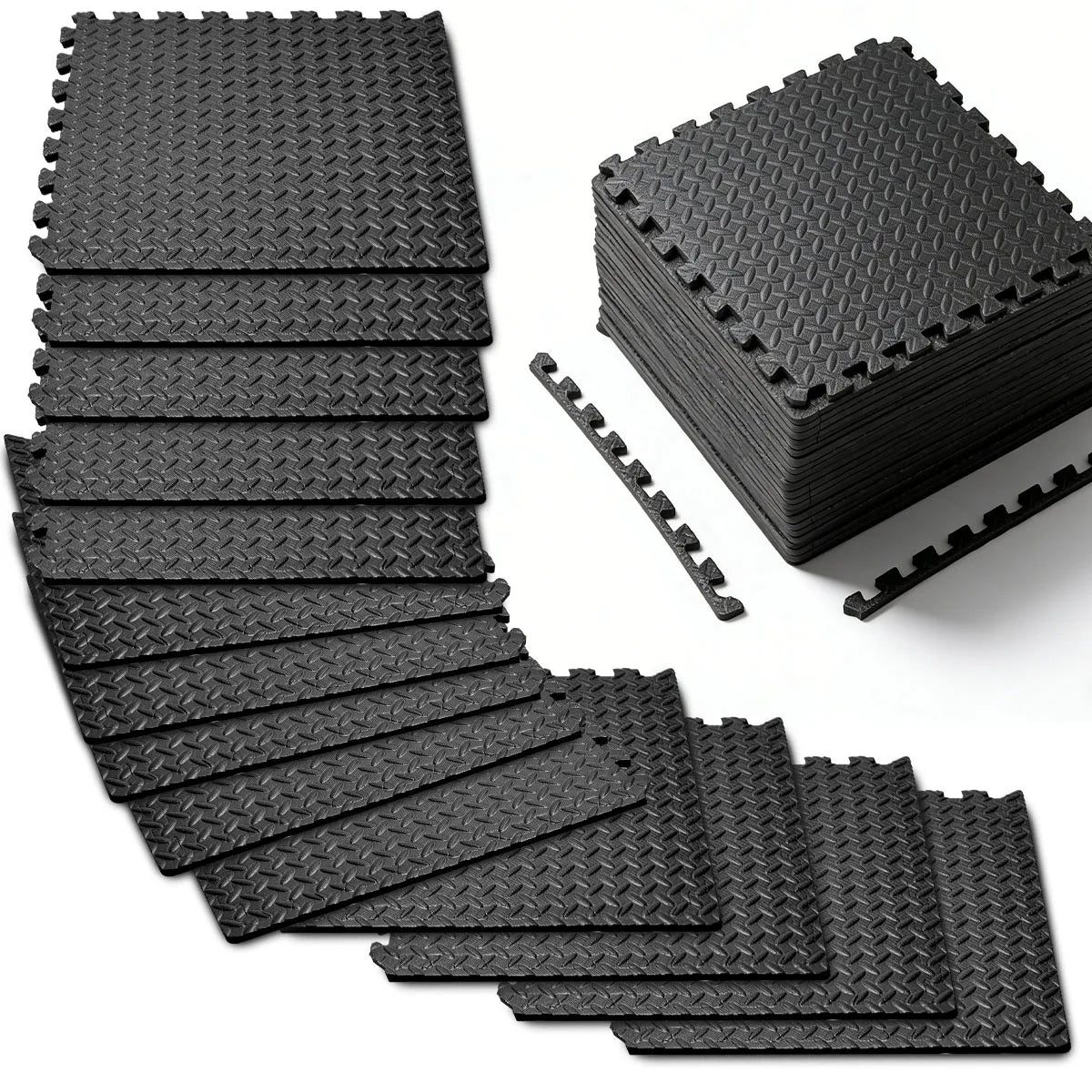 Puzzle Exercise Mat EVA Interlocking Foam Floor Tiles