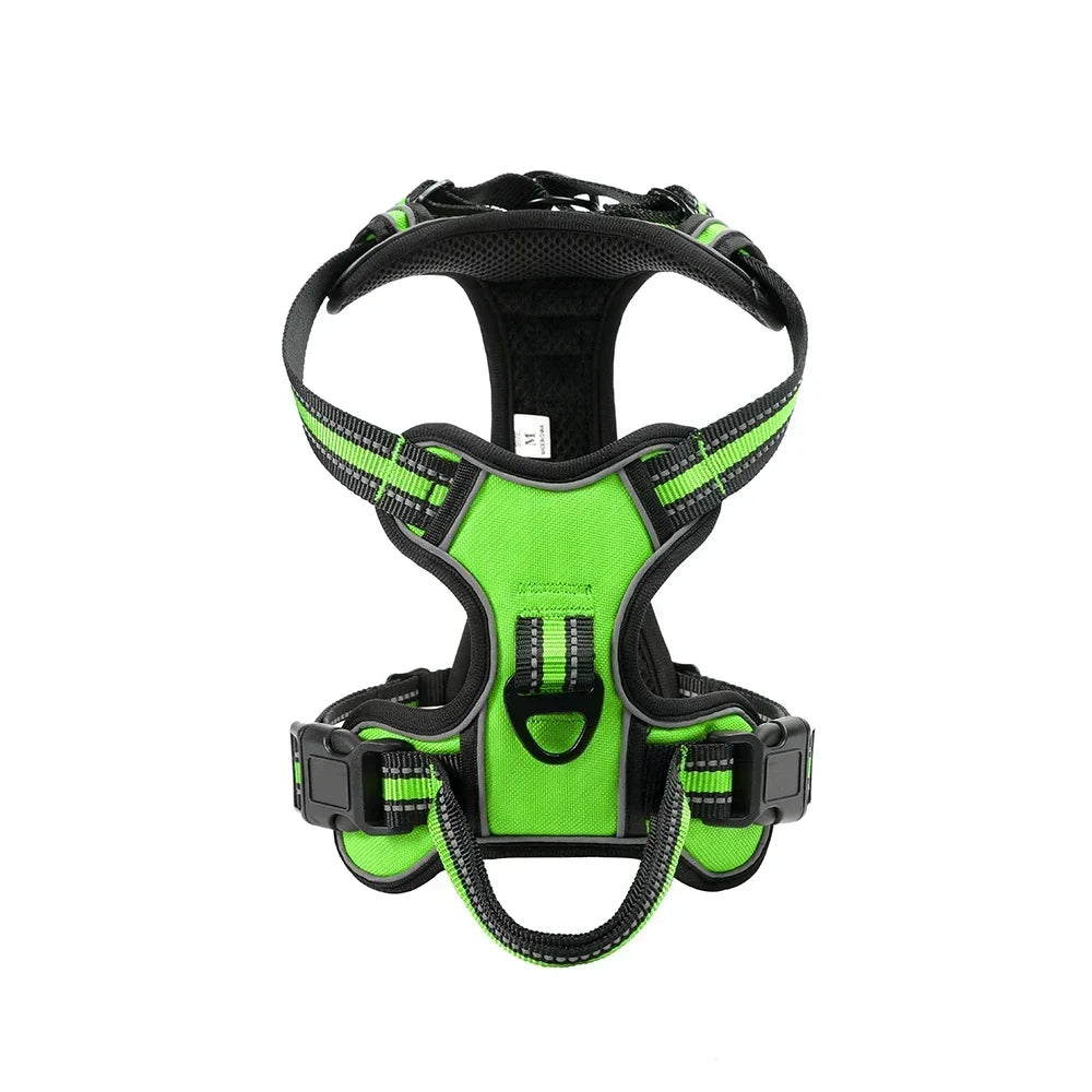 Adjustable Reflective Nylon Dog Harness No Pull Vest