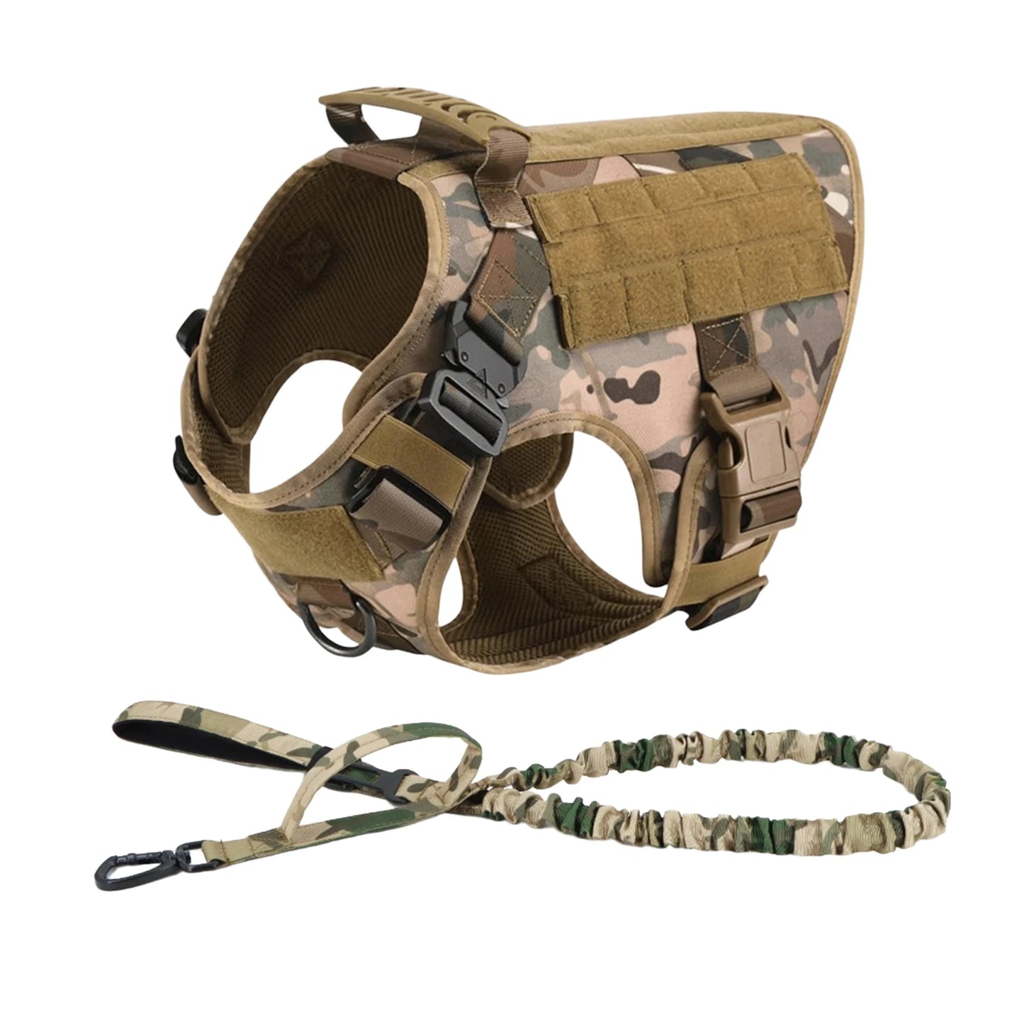 PETRAVEL Tactical Dog Harness Vest for Medium to Large Dogs