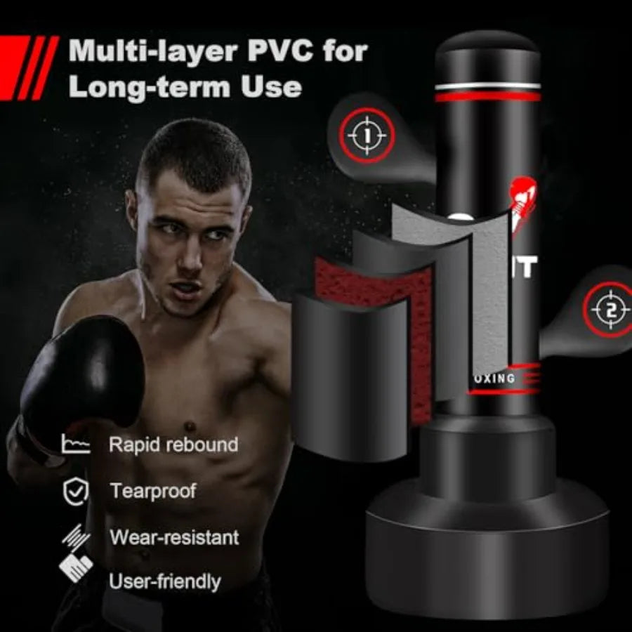 Freestanding Punching Bag for Adults and Teens Heavy Duty