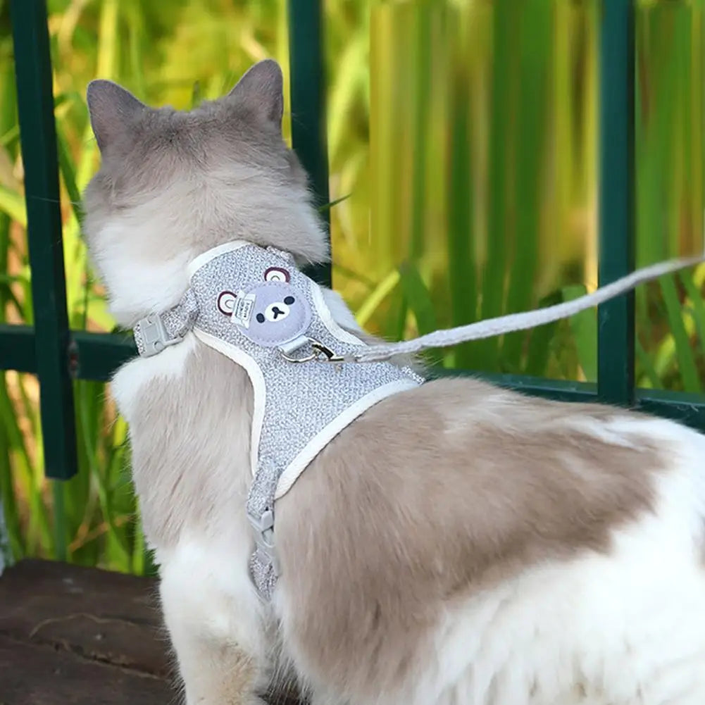 Breathable Pet Harness Leash For Small Dogs And Cats
