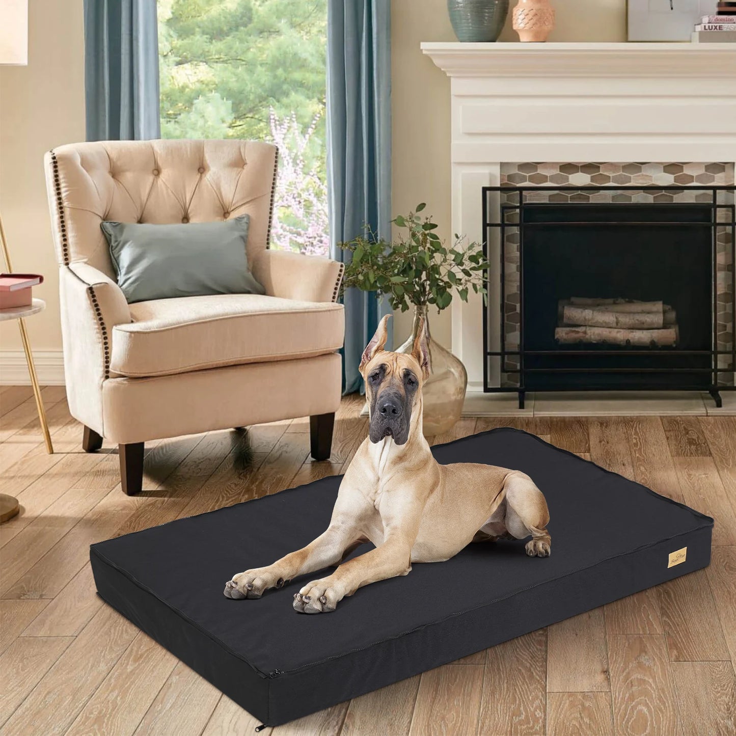 Orthopedic Memory Foam Dog Bed Waterproof Washable Cover