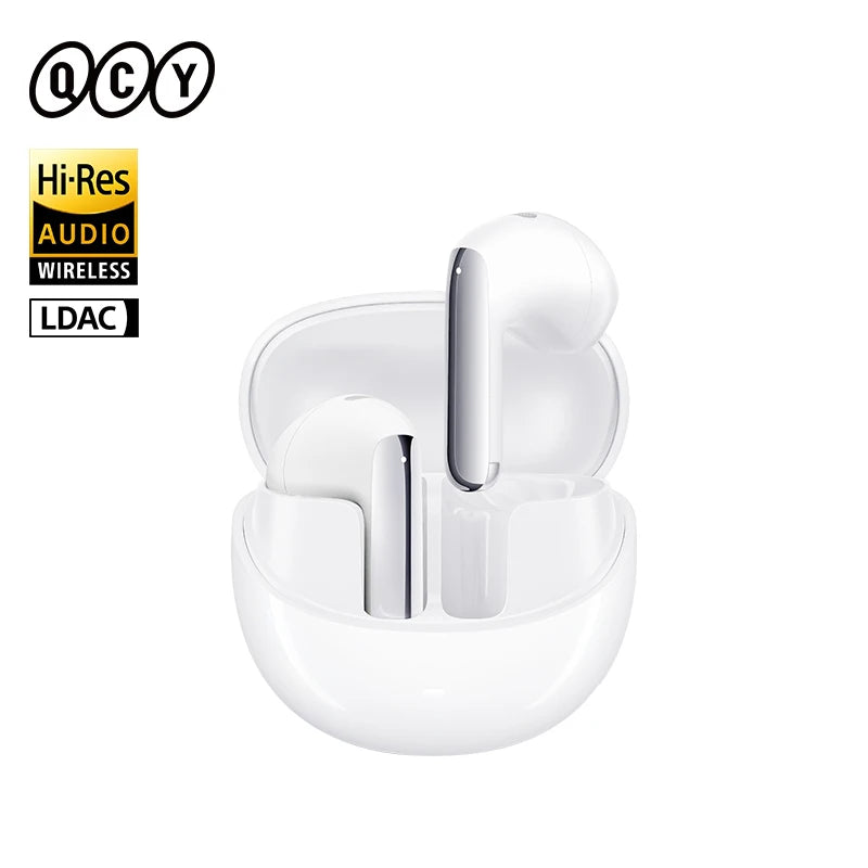 QCY HT10 AilyBuds Pro Wireless Earphones ANC HiRes LDAC Bluetooth Five Three Adaptive Multipoint