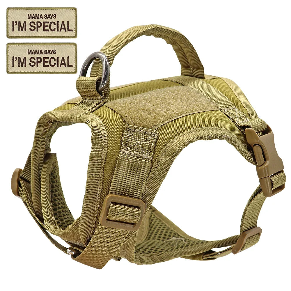 Didog Nylon Cat Harness Vest With Handle Military Tactical Style For Cats And Small Dogs