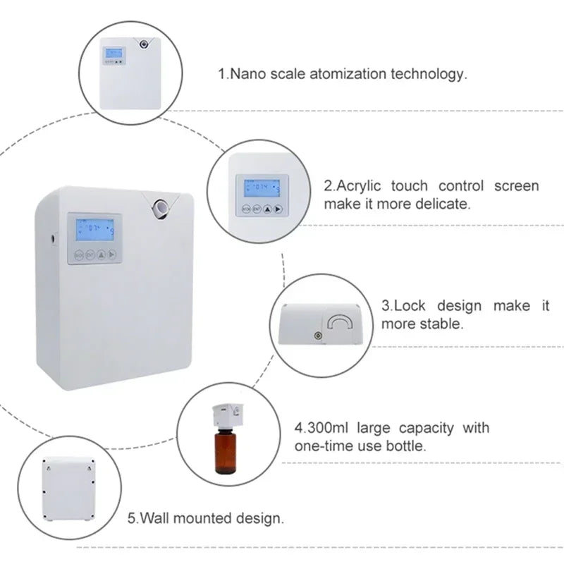NAMSTE WiFi Bluetooth Essential Oil Diffuser With Timer