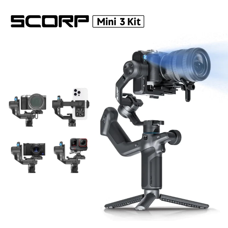 FeiyuTech SCORP Mini 3 Gimbal Stabilizer With AI Tracking