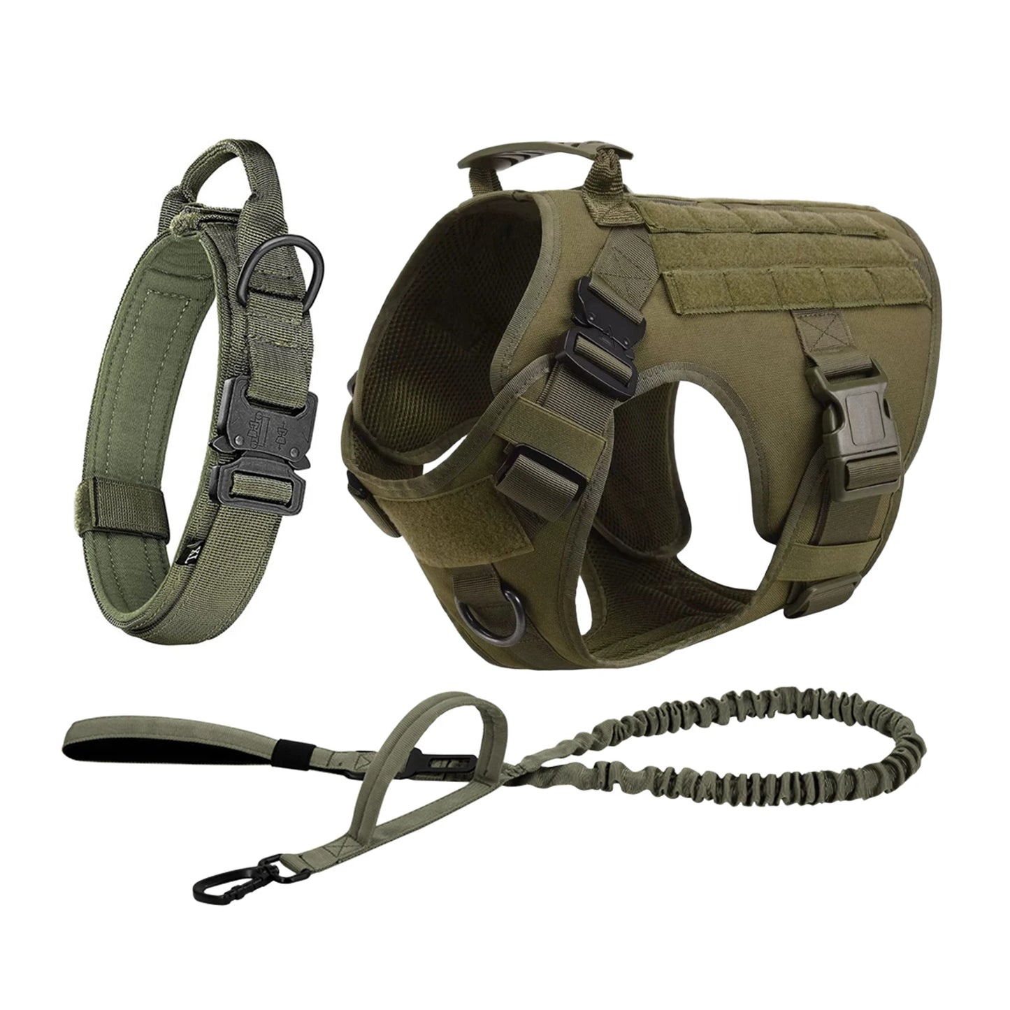 PETRAVEL Tactical Dog Harness Vest for Medium to Large Dogs