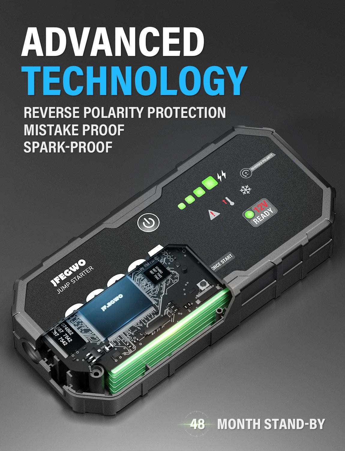 AdoreTrip 12V Jump Starter Power Bank 12000 To 18000mAh Car Battery Booster Emergency Start