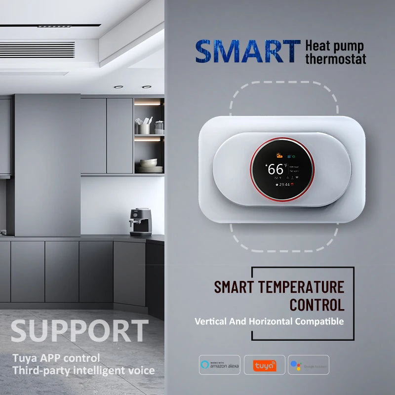 Beca Weekly Programmable Thermostat For Floor Heating With TFT Display