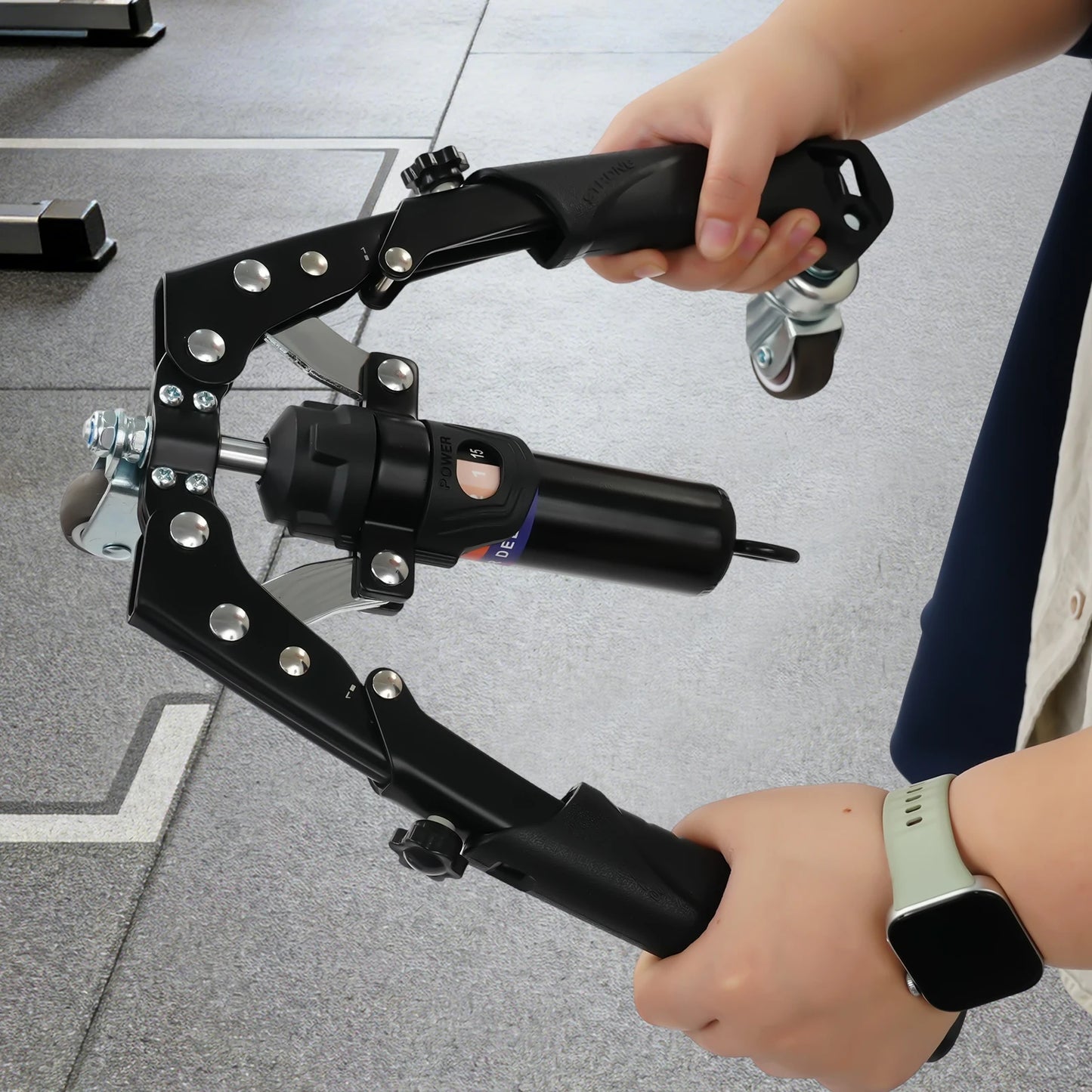 Hydraulic Power Twister Arm Blaster For Forearm And Biceps Adjustable 22To440Lbs