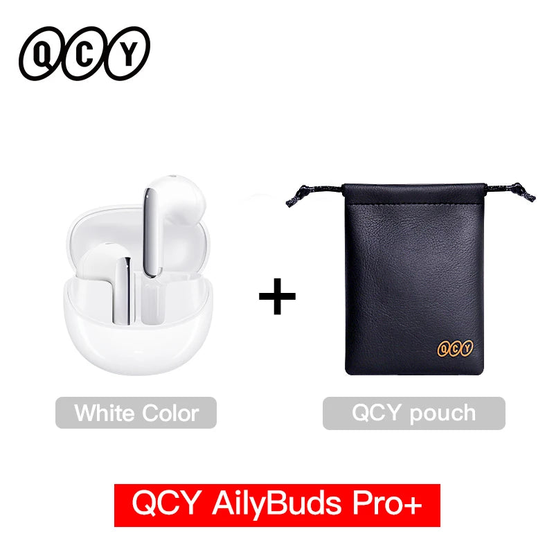 QCY HT10 AilyBuds Pro Wireless Earphones ANC HiRes LDAC Bluetooth Five Three Adaptive Multipoint