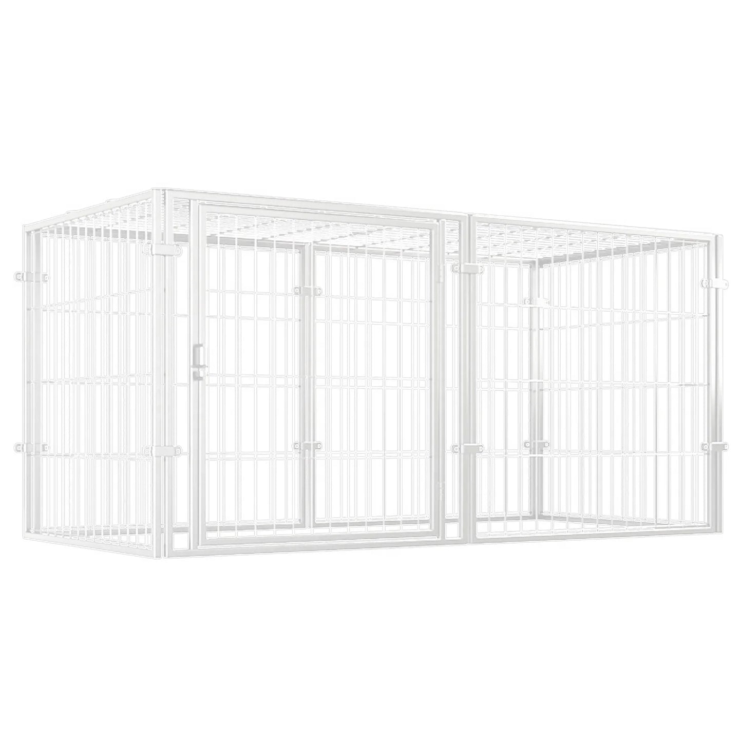 Shunmaii Heavy Duty Wire Dog Crate With Door Kennel Cage