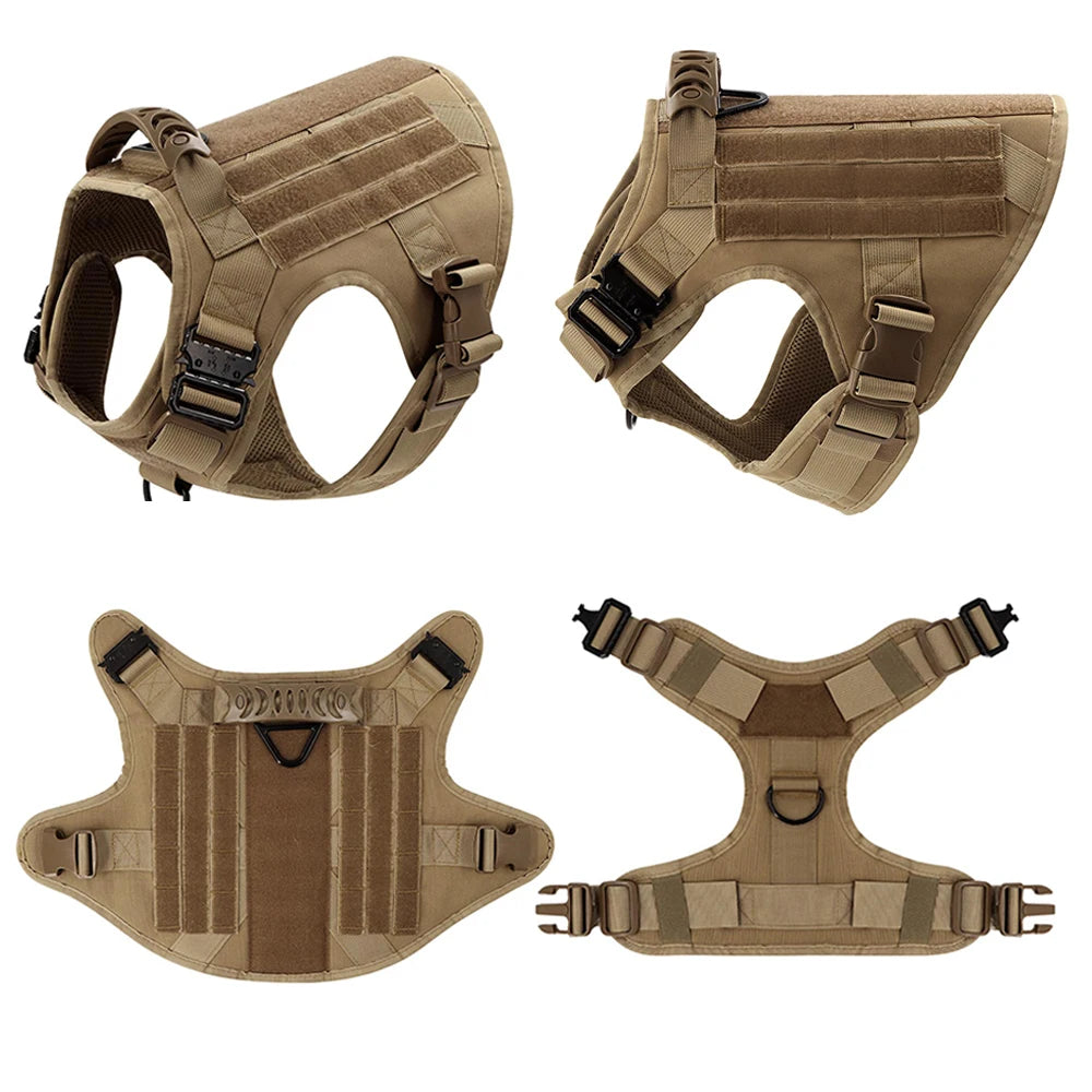 PETRAVEL Tactical Dog Harness Vest for Medium to Large Dogs