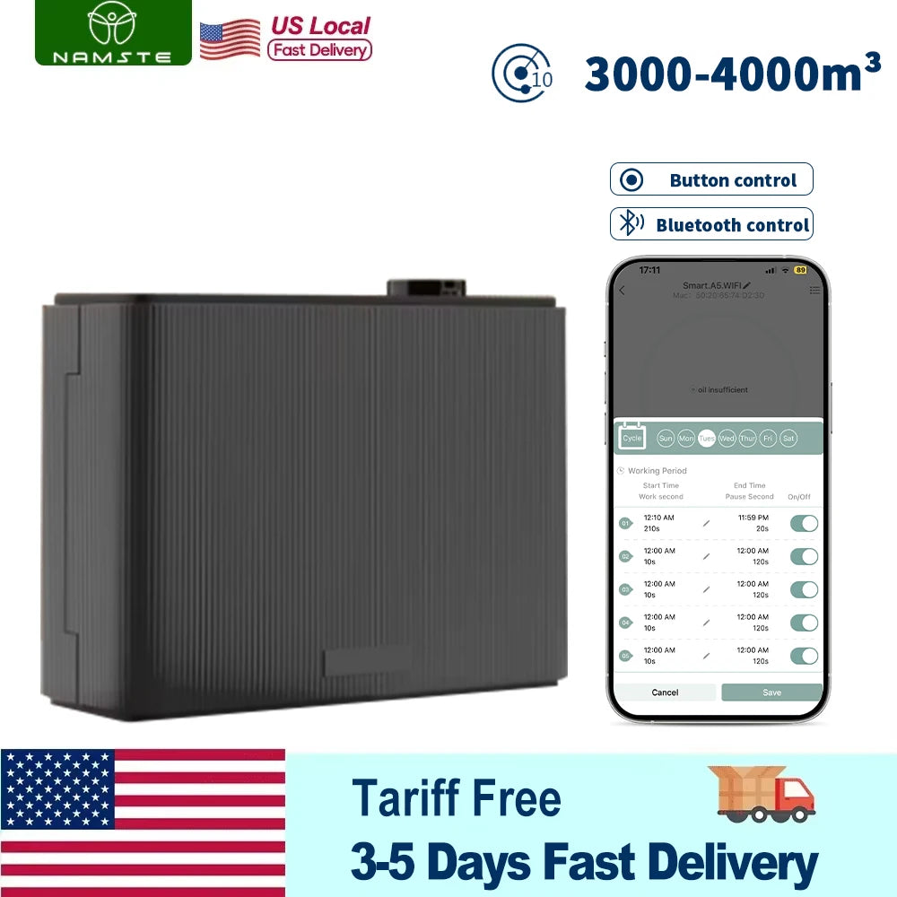 Namste 4000m3 Fragrance Diffuser With Smart Timing For Home Hotel
