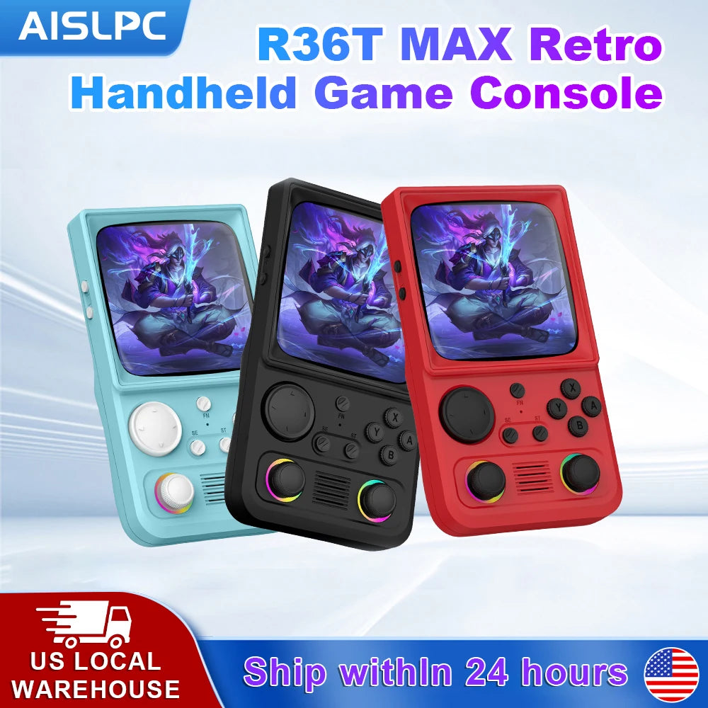 AISLPC R36T MAX Handheld Game Console WiFi Ready Portable Entertainment