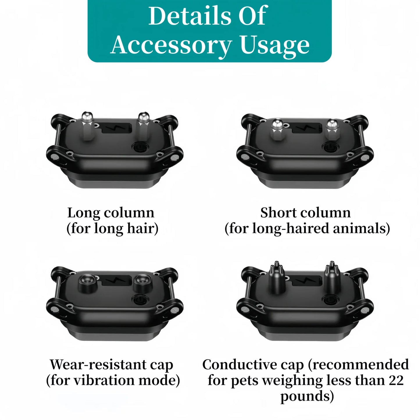 YHLC Waterproof Electric Dog Training Collar With Remote