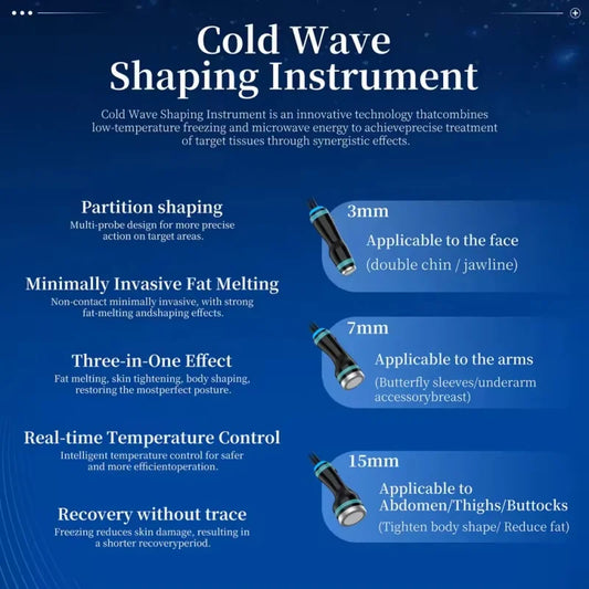 2.45GHz Ice Microwave Skin Tightening Machine for Body Contouring