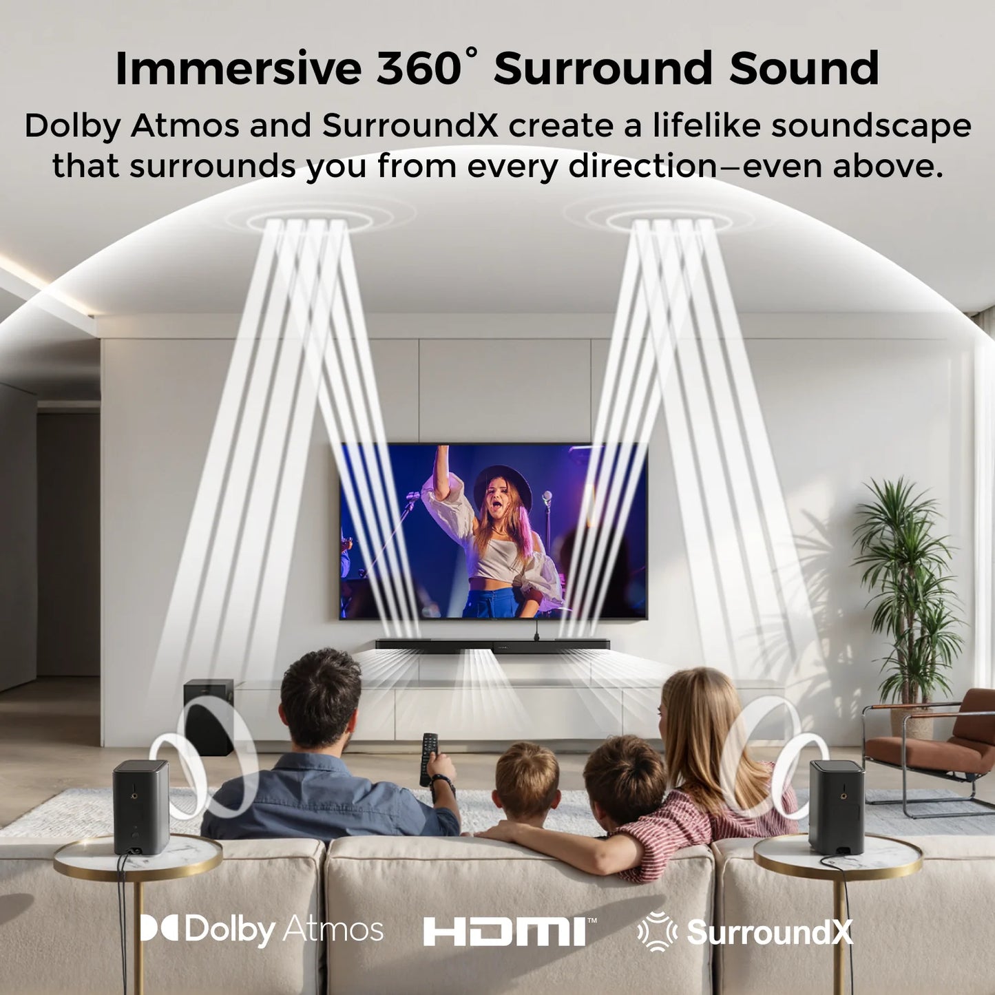 ULTIMEA 460W 5.1.2ch Sound Bar Dolby Atmos