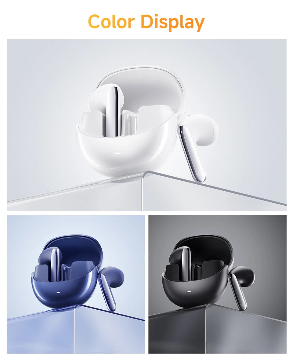 QCY HT10 AilyBuds Pro Wireless Earphones ANC HiRes LDAC Bluetooth Five Three Adaptive Multipoint