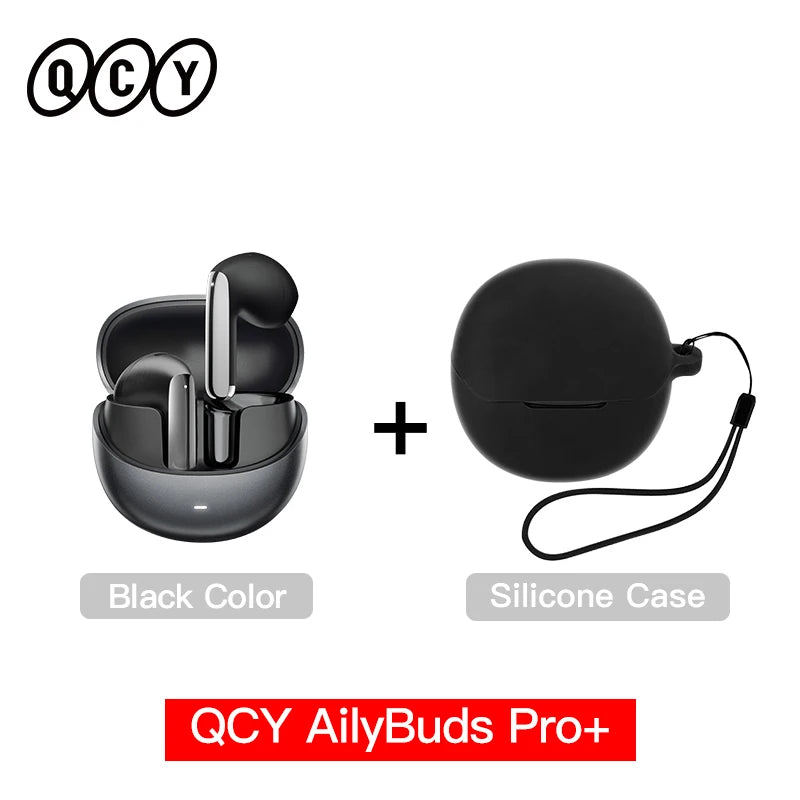 QCY HT10 AilyBuds Pro Wireless Earphones ANC HiRes LDAC Bluetooth Five Three Adaptive Multipoint