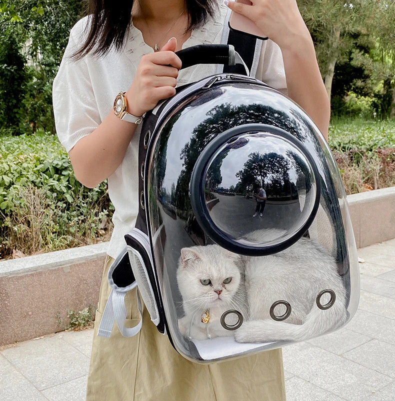 Space Capsule Pet Carrier Backpack For Cats And Dogs