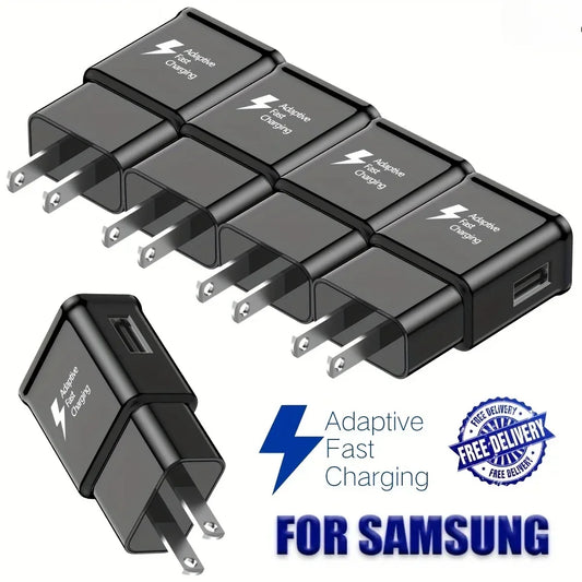FZCNIGA UltraFast USB Wall Outlet Charger 15W For Galaxy S23 S22 S21 Quick Charge 2 AFC