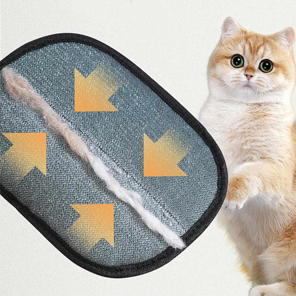 LISM Pet Deshedding Glove For Dog Cat Rabbit Hair Removal