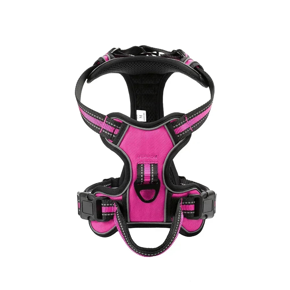 Adjustable Reflective Nylon Dog Harness No Pull Vest