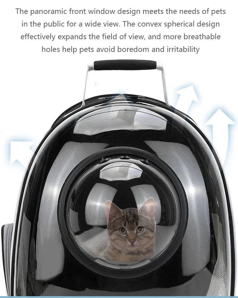 Space Capsule Pet Carrier Backpack For Cats And Dogs