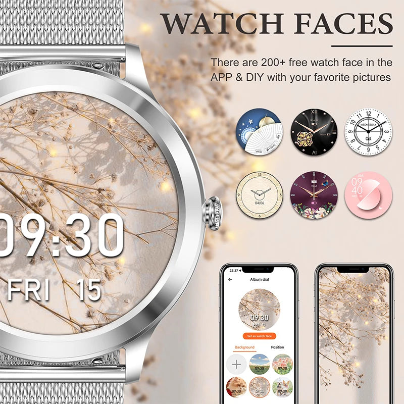 Smart Watch For Women Fitness Tracker With Wireless Calls