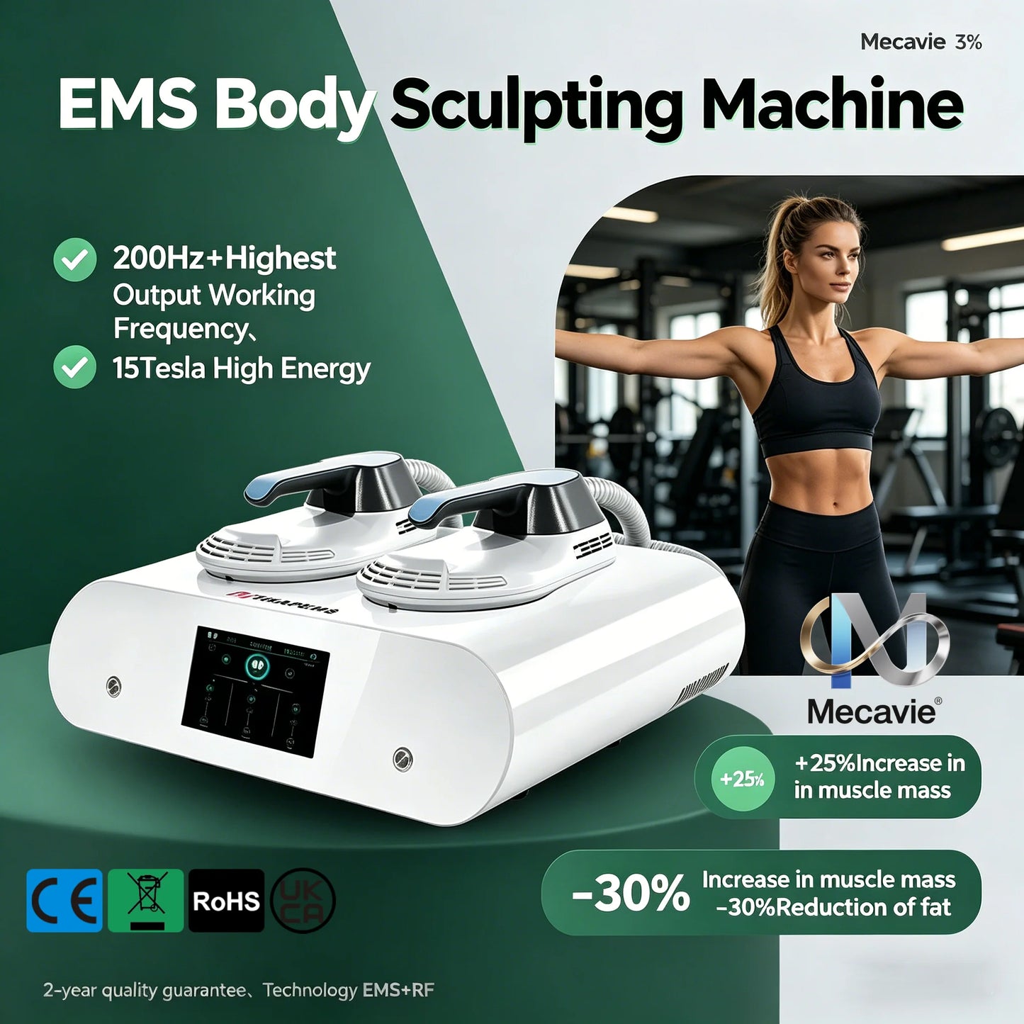 Emsnova Muscle Shaping And Slimming Trainer 6500W EMS Device For Buttocks Lifting Home Gym