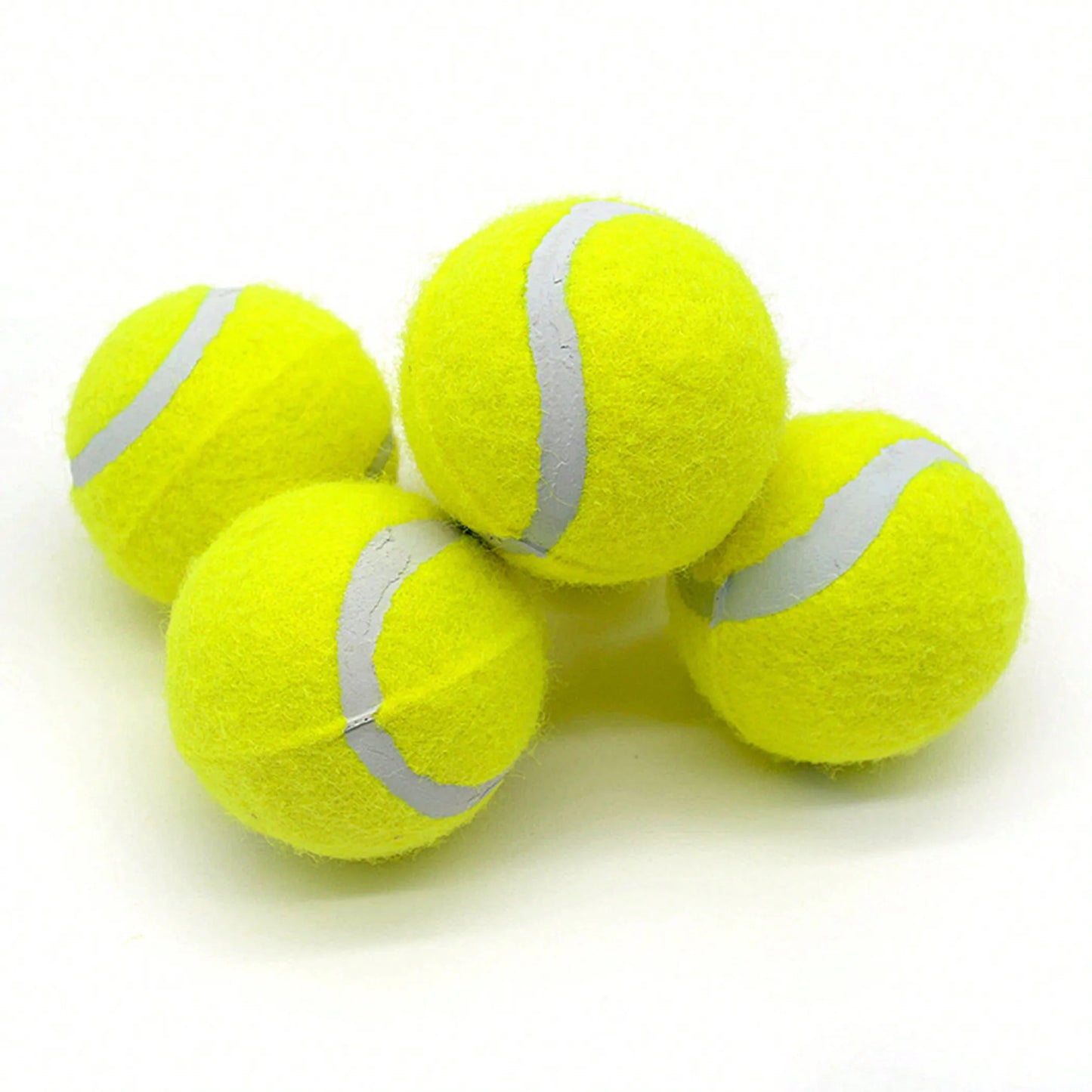 Durable Interactive Dog Tennis Balls With High Stretch Rubber