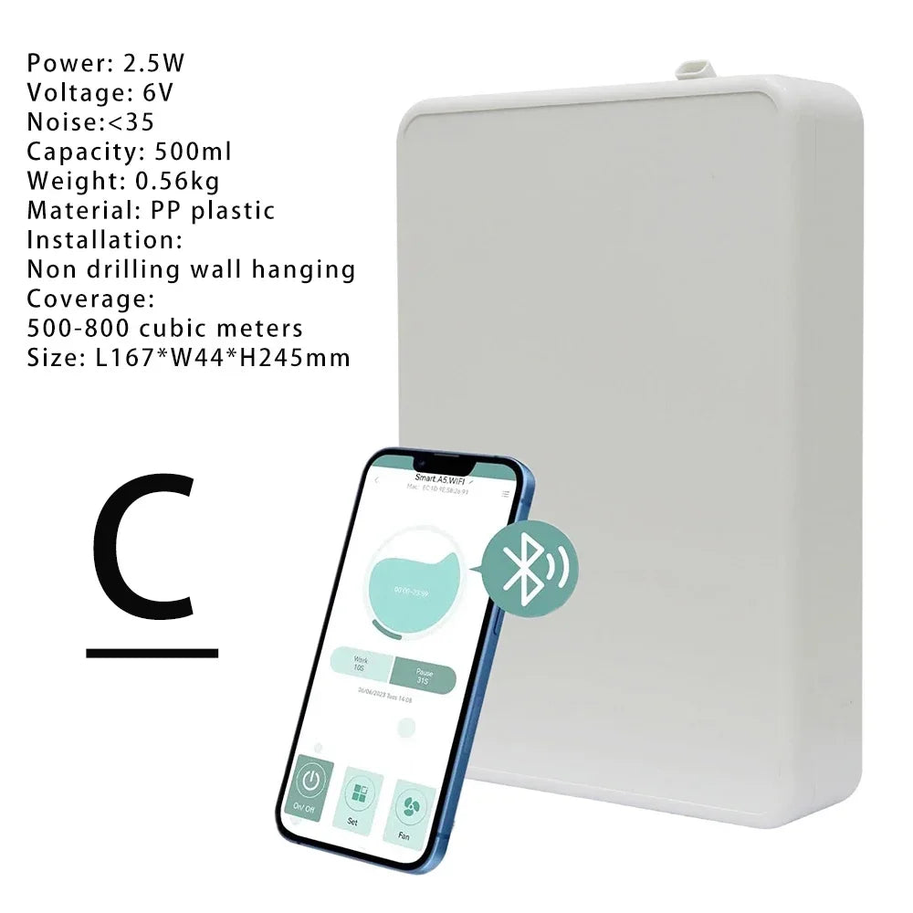 NAMSTE WiFi Bluetooth Essential Oil Diffuser With Timer