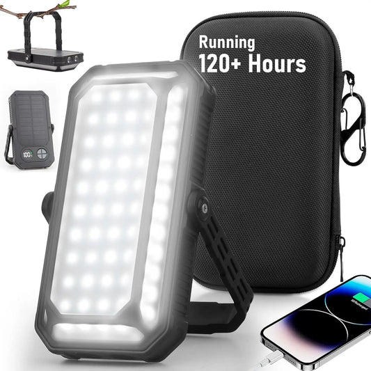 Rechargeable LED Camping Lantern With 10000mAh Battery For Long Lasting Portable Light