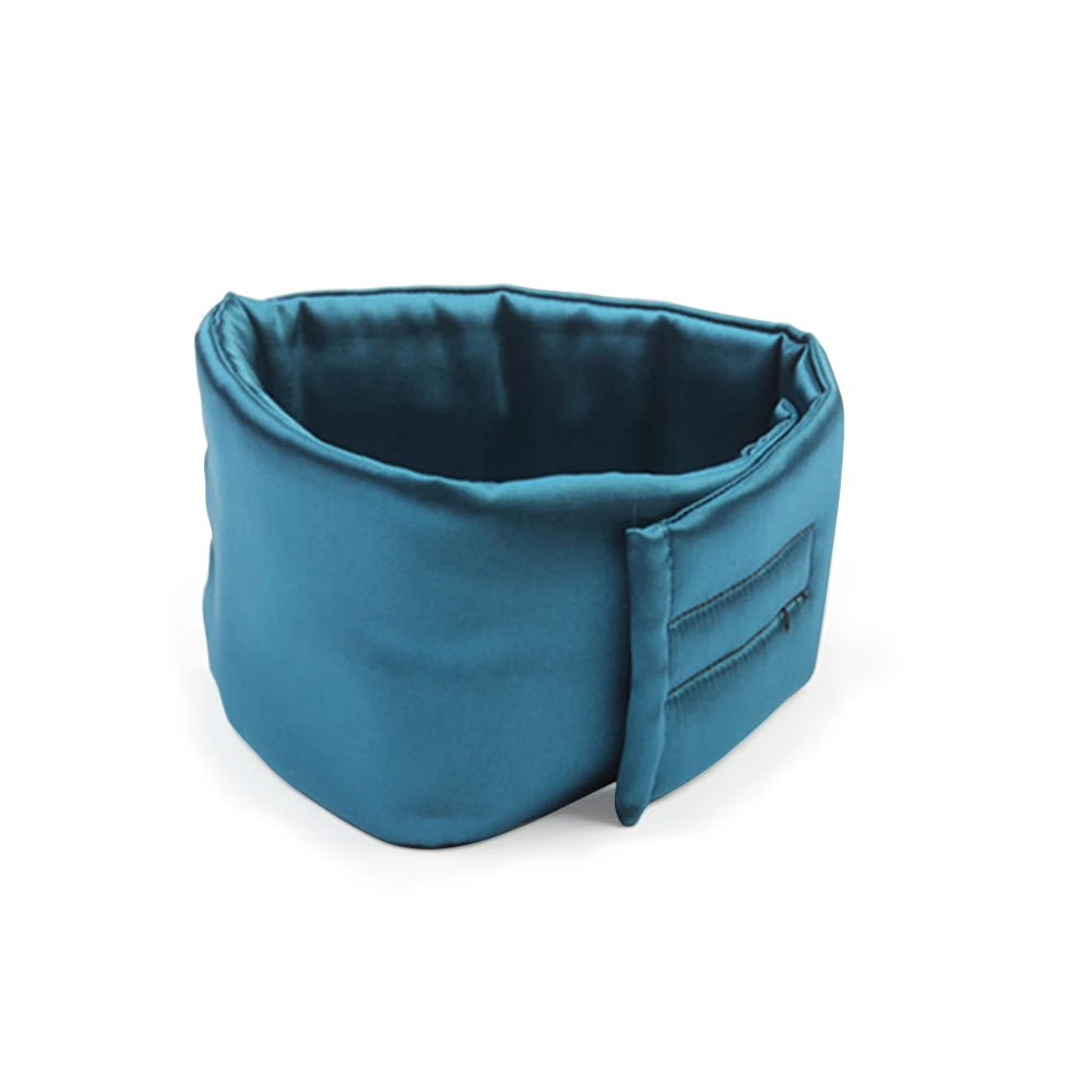 Mulberry Silk Sleep Mask With Adjustable Headband For Light Blocking