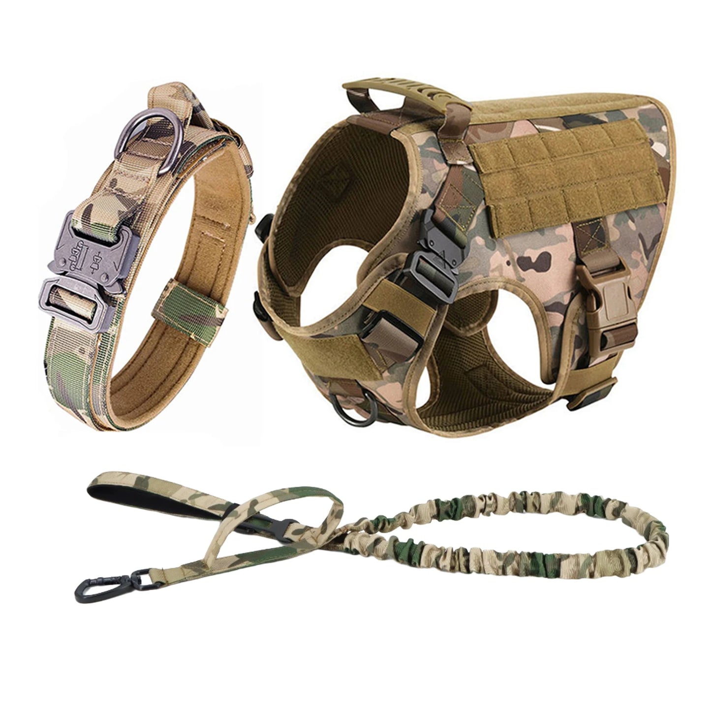 PETRAVEL Tactical Dog Harness Vest for Medium to Large Dogs