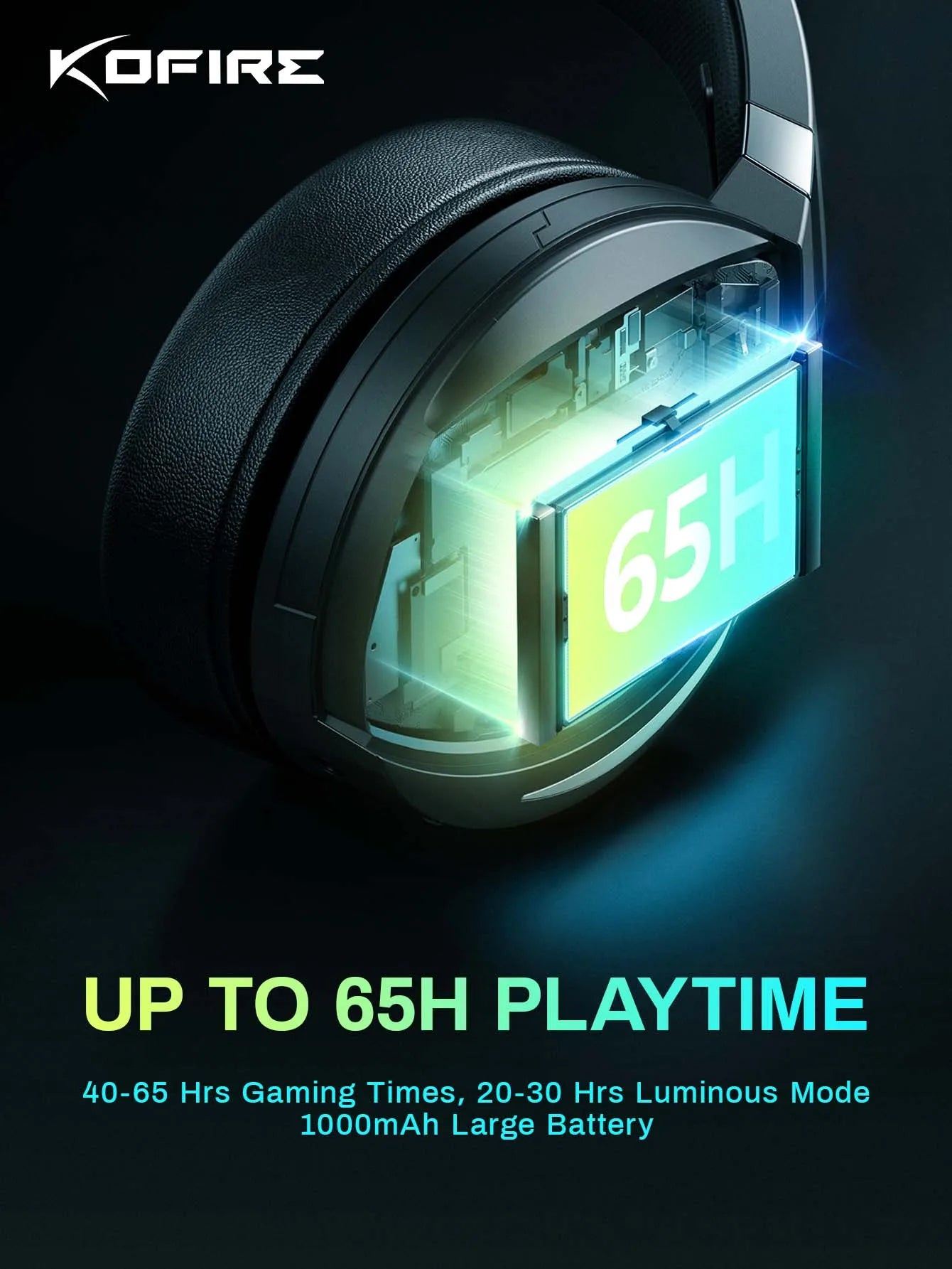 Kofire UG06 Gaming Headset Low Latency Wireless